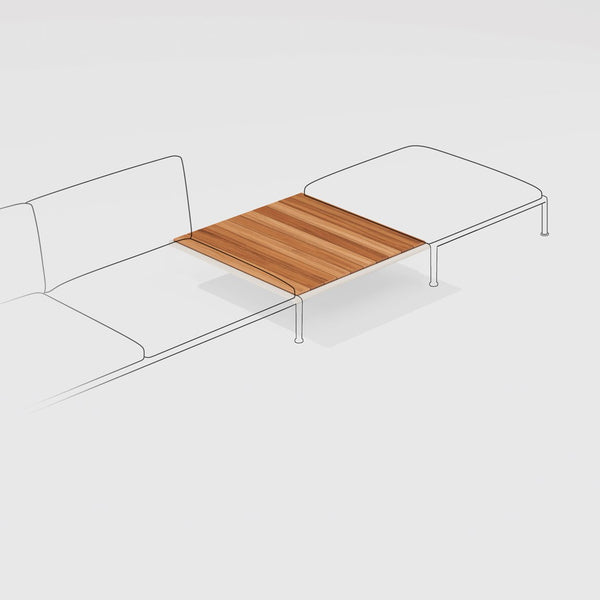 Roè Vierkante Middensalontafel Teak