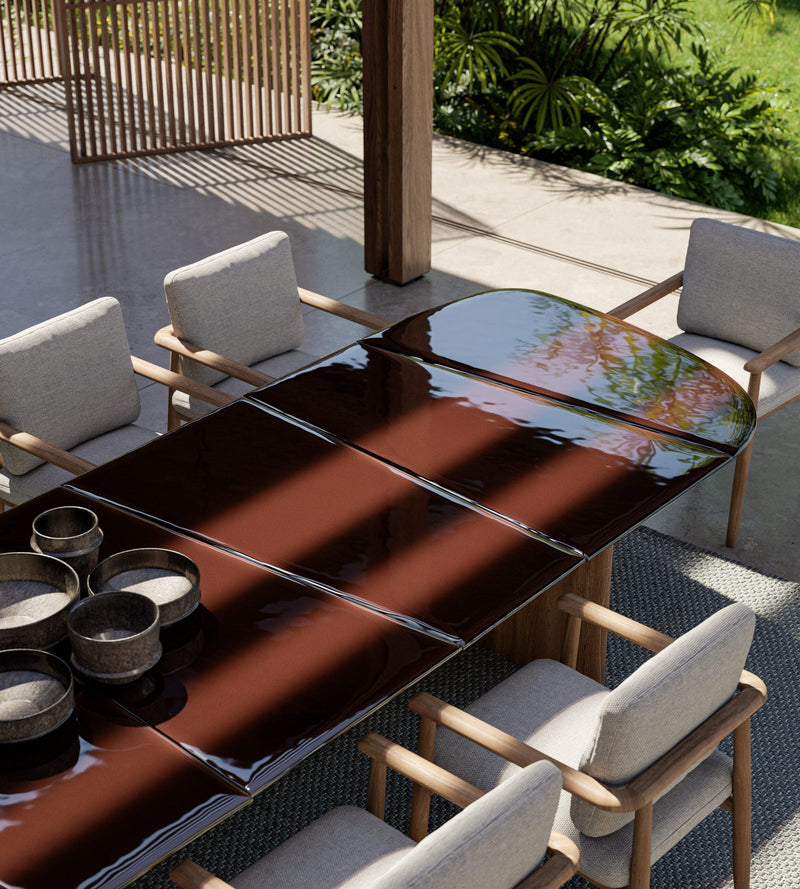 REGALIZ DINING TABLE + MAMBO 55 DINING CHAIRS