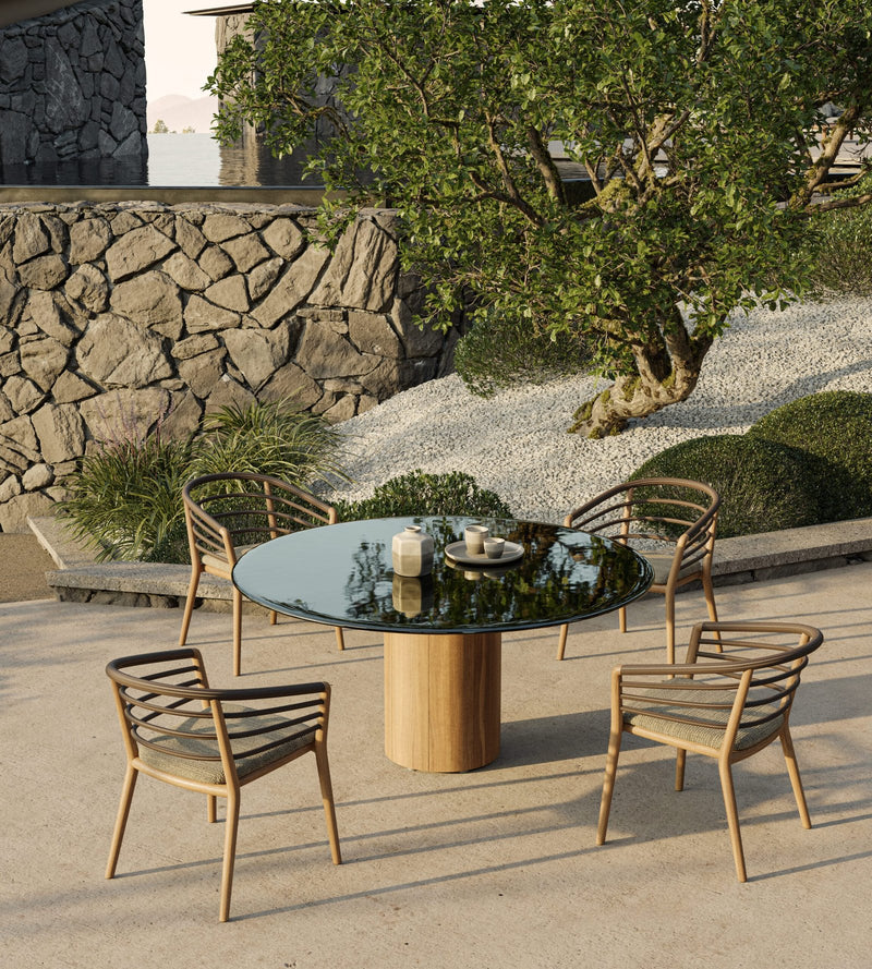 REGALIZ TABLE - ARCHY DINING CHAIRS (4)