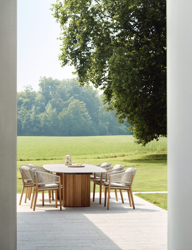 REGALIZ TABLE - CARES DINING CHAIRS (4)