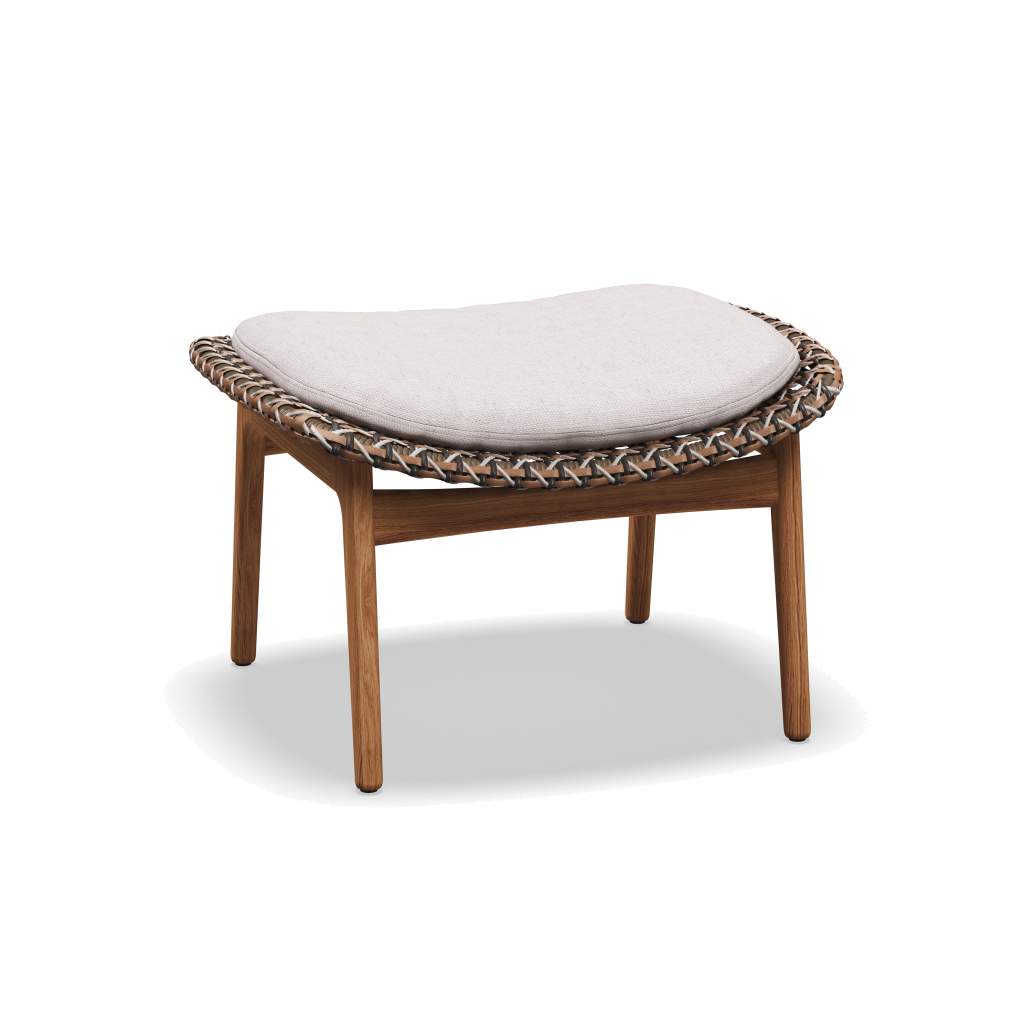 Kay Ottoman — Brindle Wicker met Ground Beach