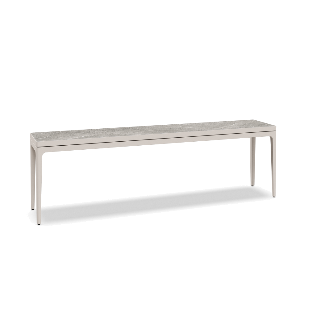 Grid grote consoletafel keramisch - Bone Grigio
