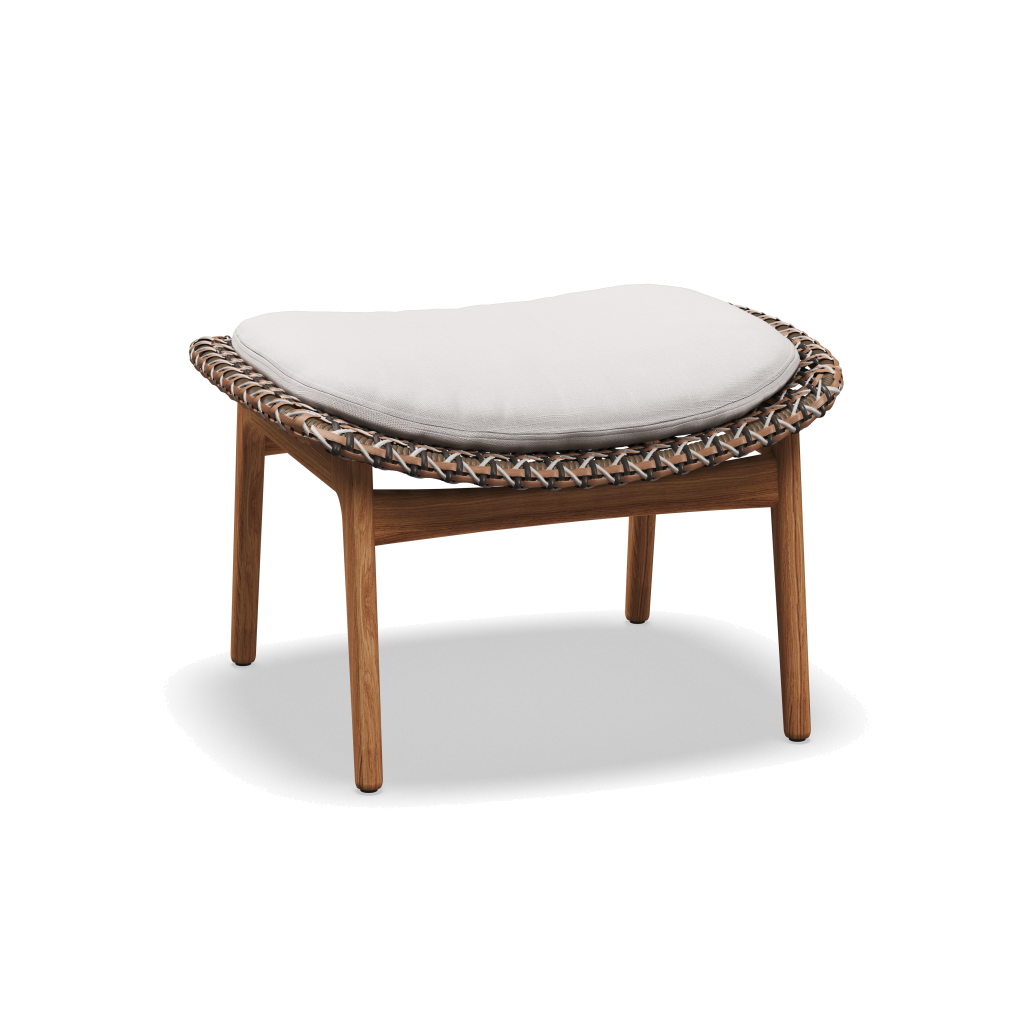 Kay Ottoman — Brindle Wicker met Willa Snow