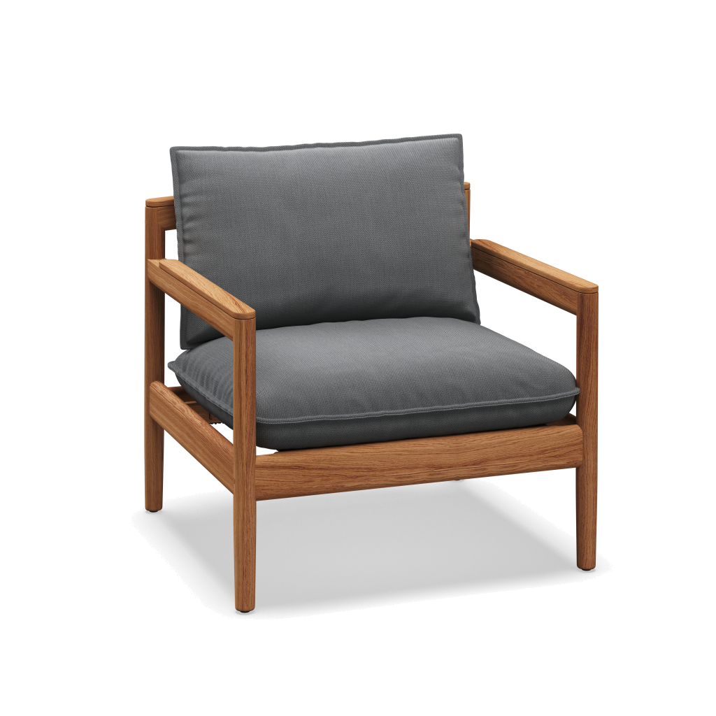 Saranac Lounge Chair — Castillo Smoke
