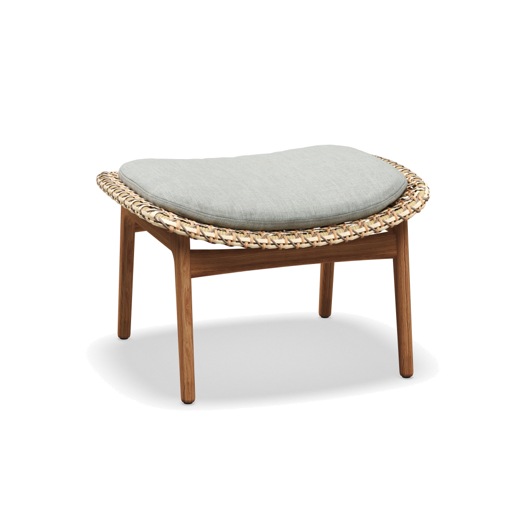 Kay Ottoman — Harvest Wicker met Willa Sage