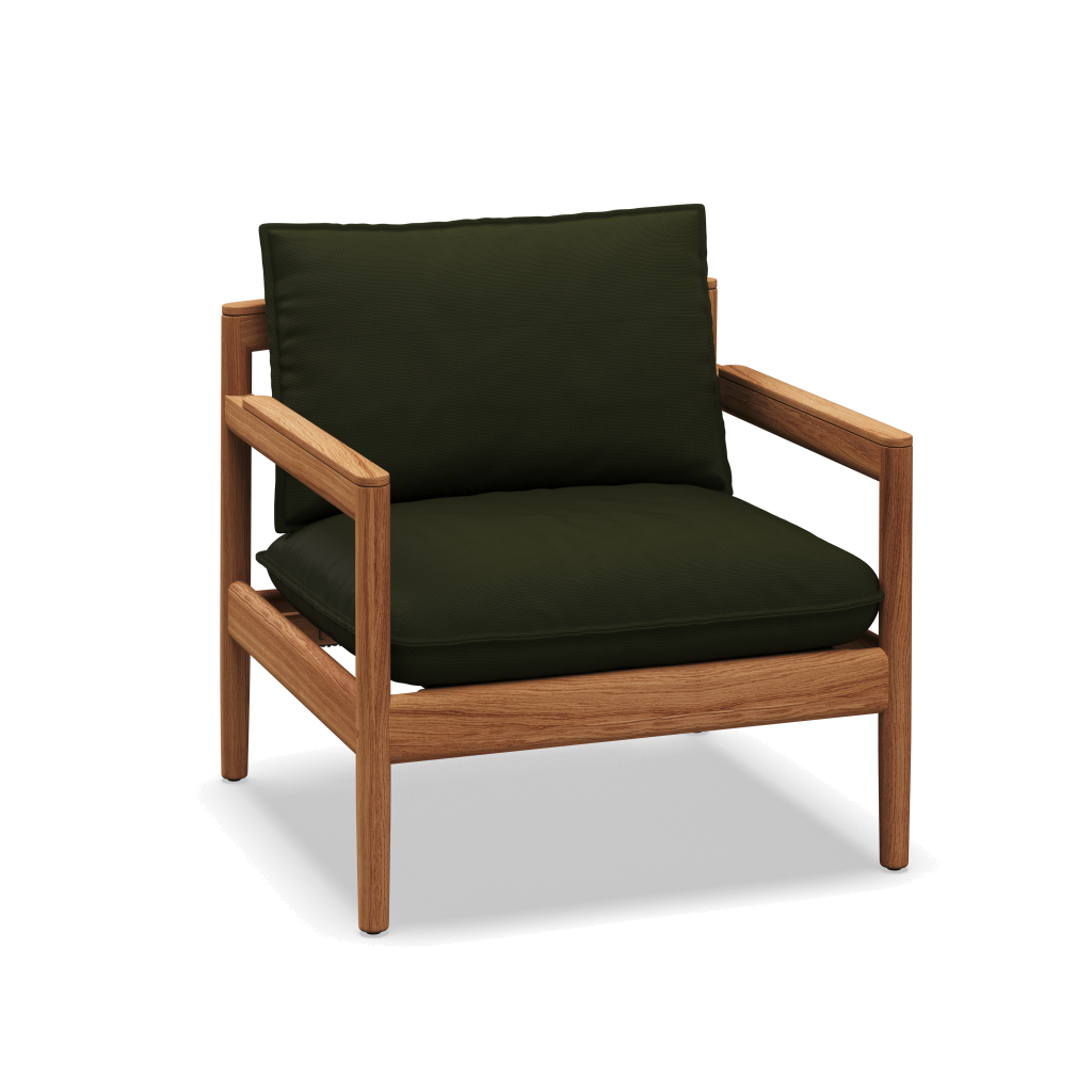 Saranac Lounge Chair — Fife Olive