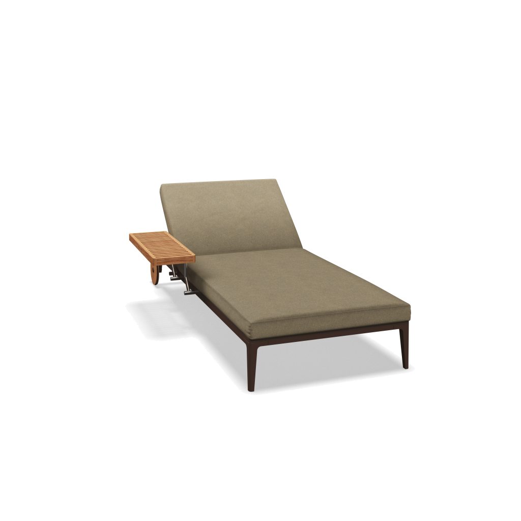 Grid ligbed - Java Natural Teak met Heritage Ashe