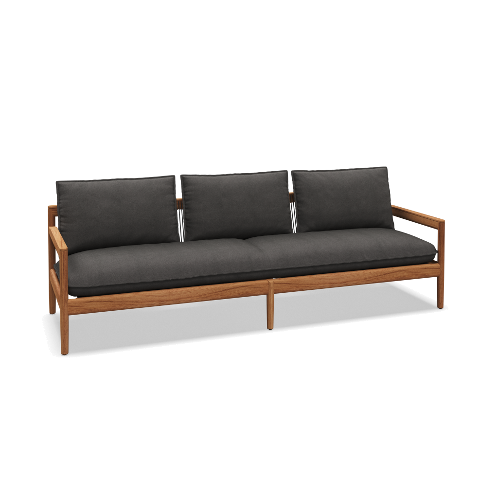 Saranac 3-Seater Sofa — Blend Coal