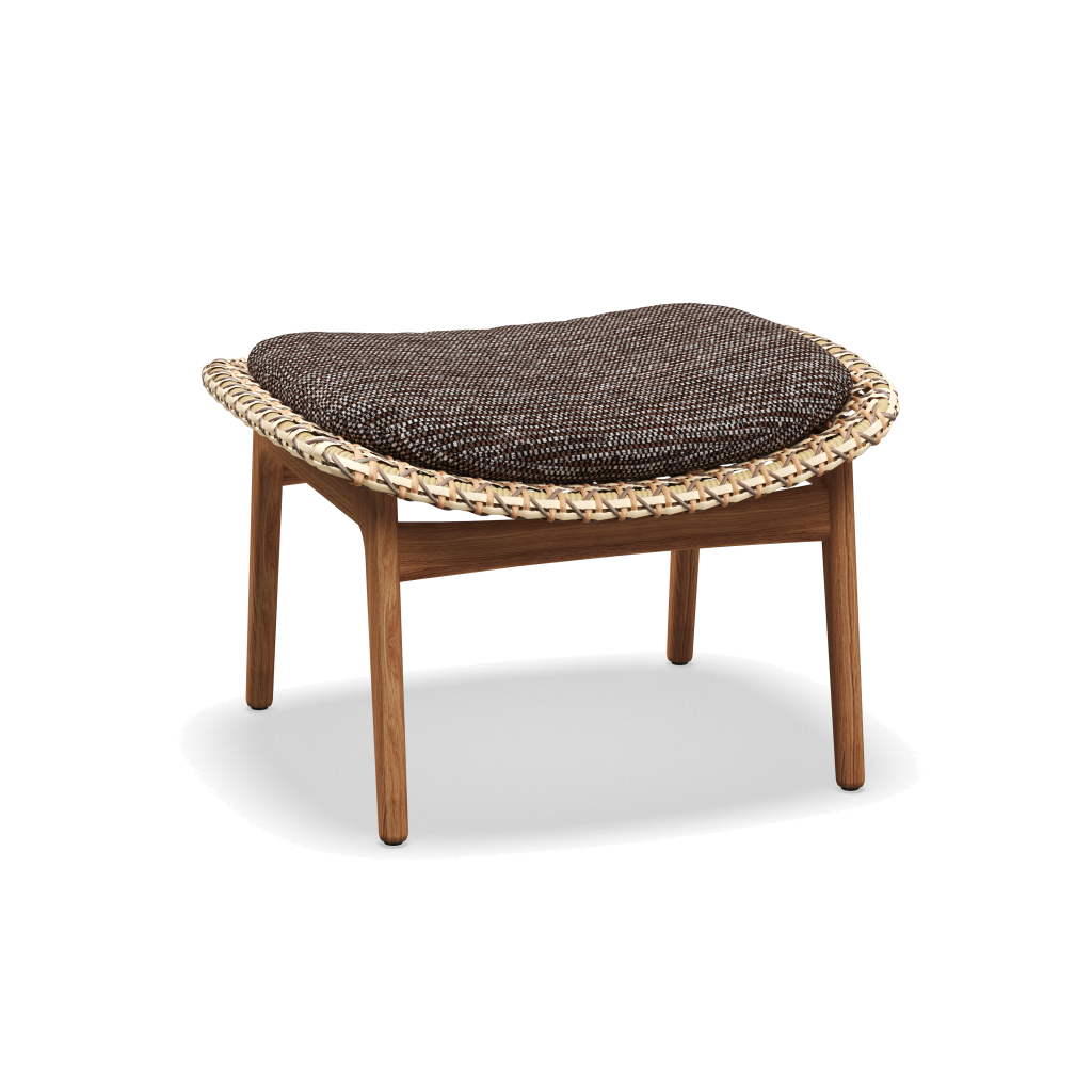 Kay Ottoman — Harvest Wicker met Zenith Earthen