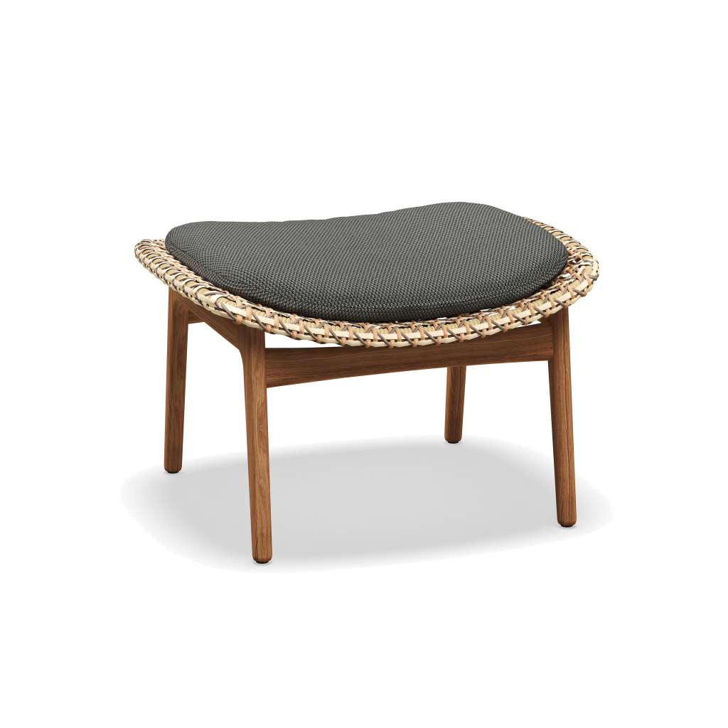 Kay Ottoman — Harvest Wicker met Lopi Charcoal