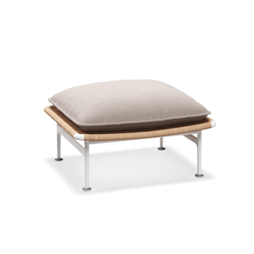 Zenith ottoman — White Wheat met Fife Bone