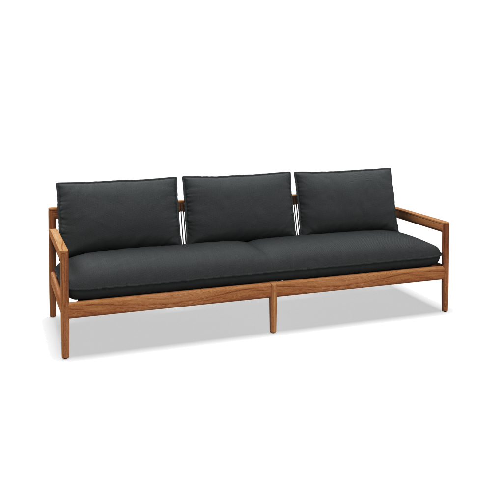 Saranac 3-Seater Sofa — Castillo Shadow