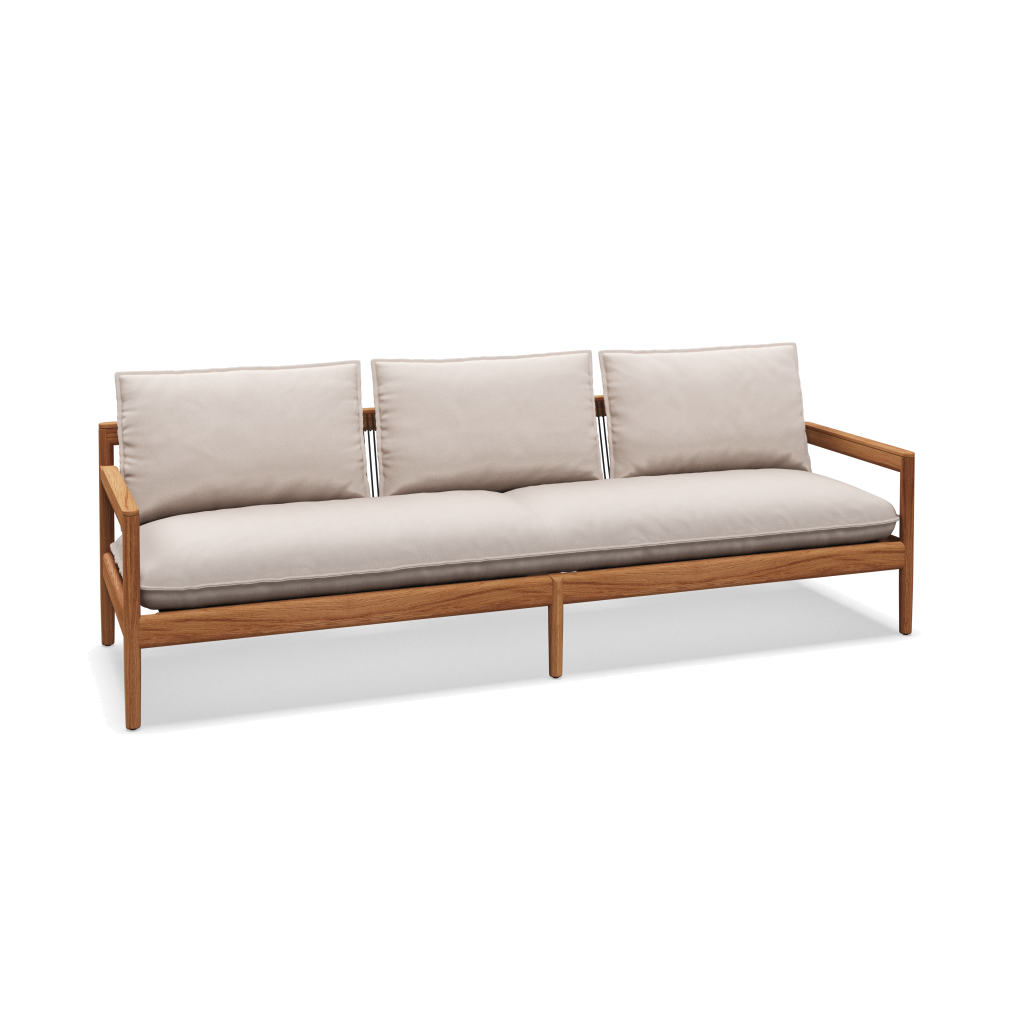 Saranac 3-Seater Sofa — Fife Bone