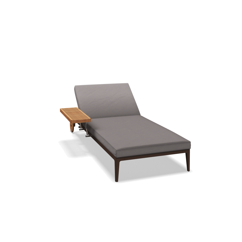 Grid ligbed - Java Natural Teak met Blend Fog