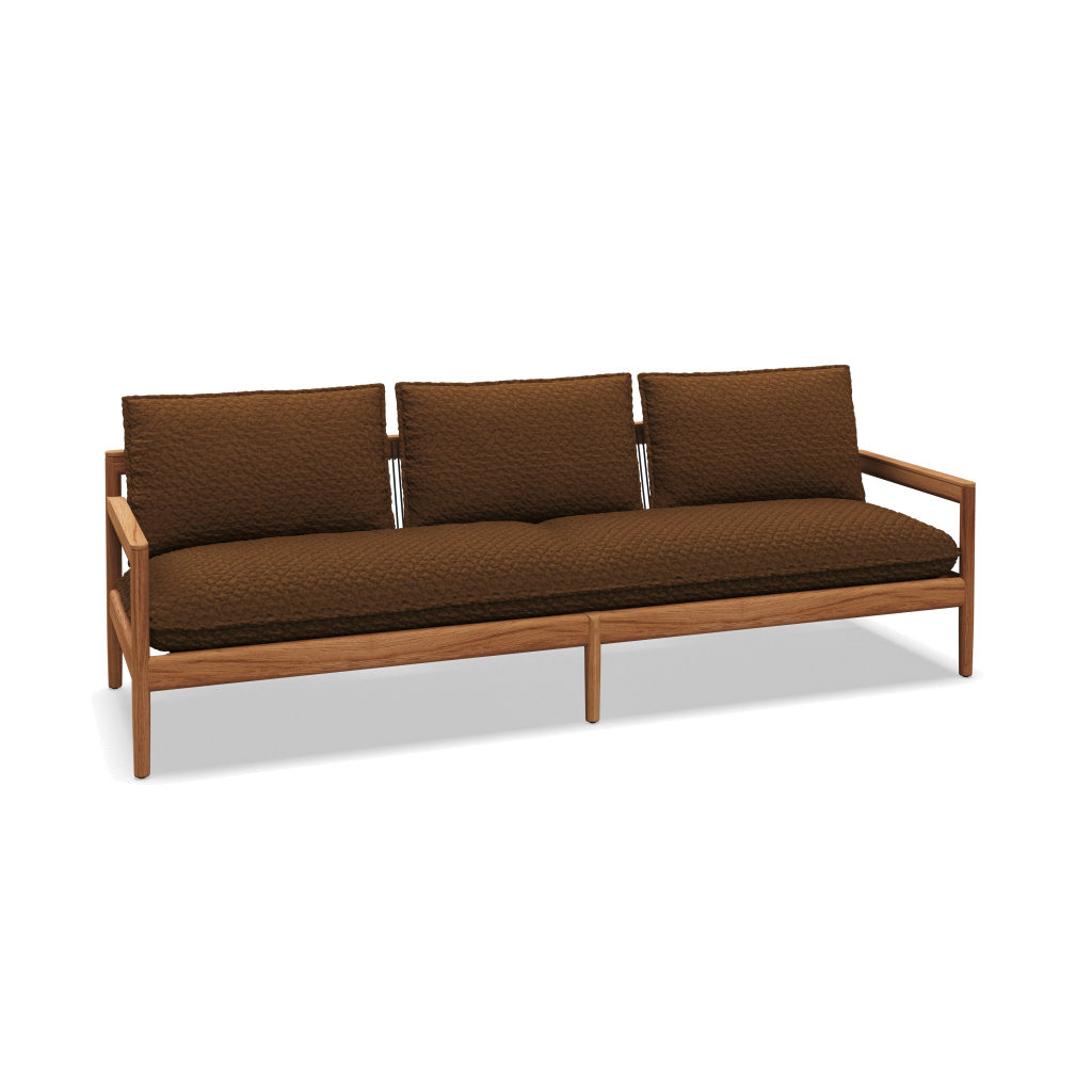 Saranac 3-Seater Sofa — Wave Russet