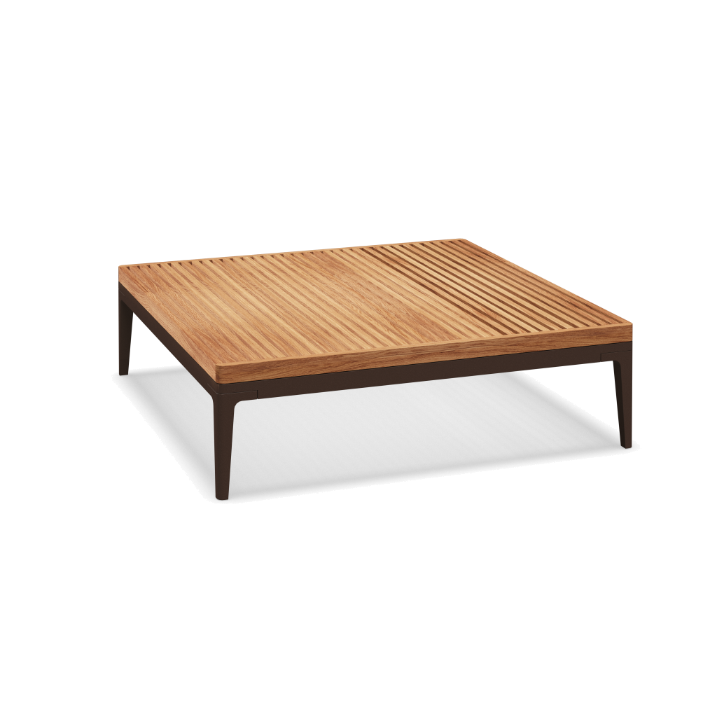 Grid grote salontafel teak - Java Natural Teak