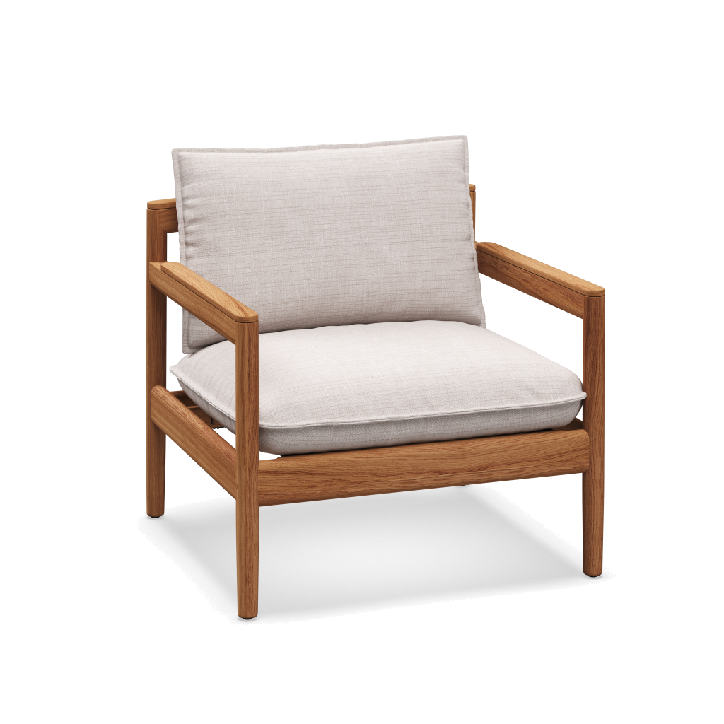 Saranac Lounge Chair — Willa Parchment
