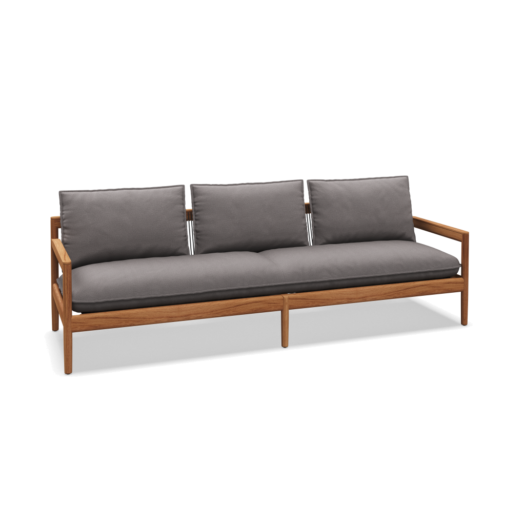 Saranac 3-Seater Sofa — Blend Fog