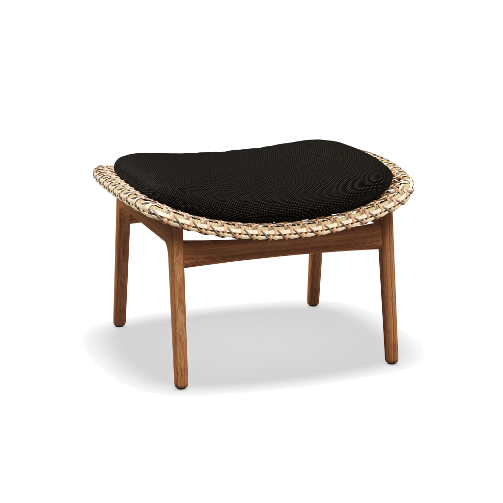 Kay Ottoman — Harvest Wicker met Fife Granite