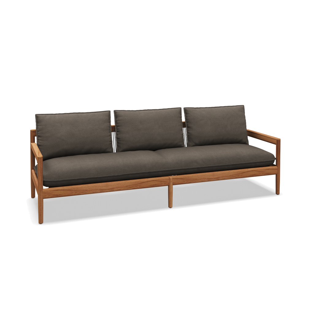 Saranac 3-Seater Sofa — Fife Platinum