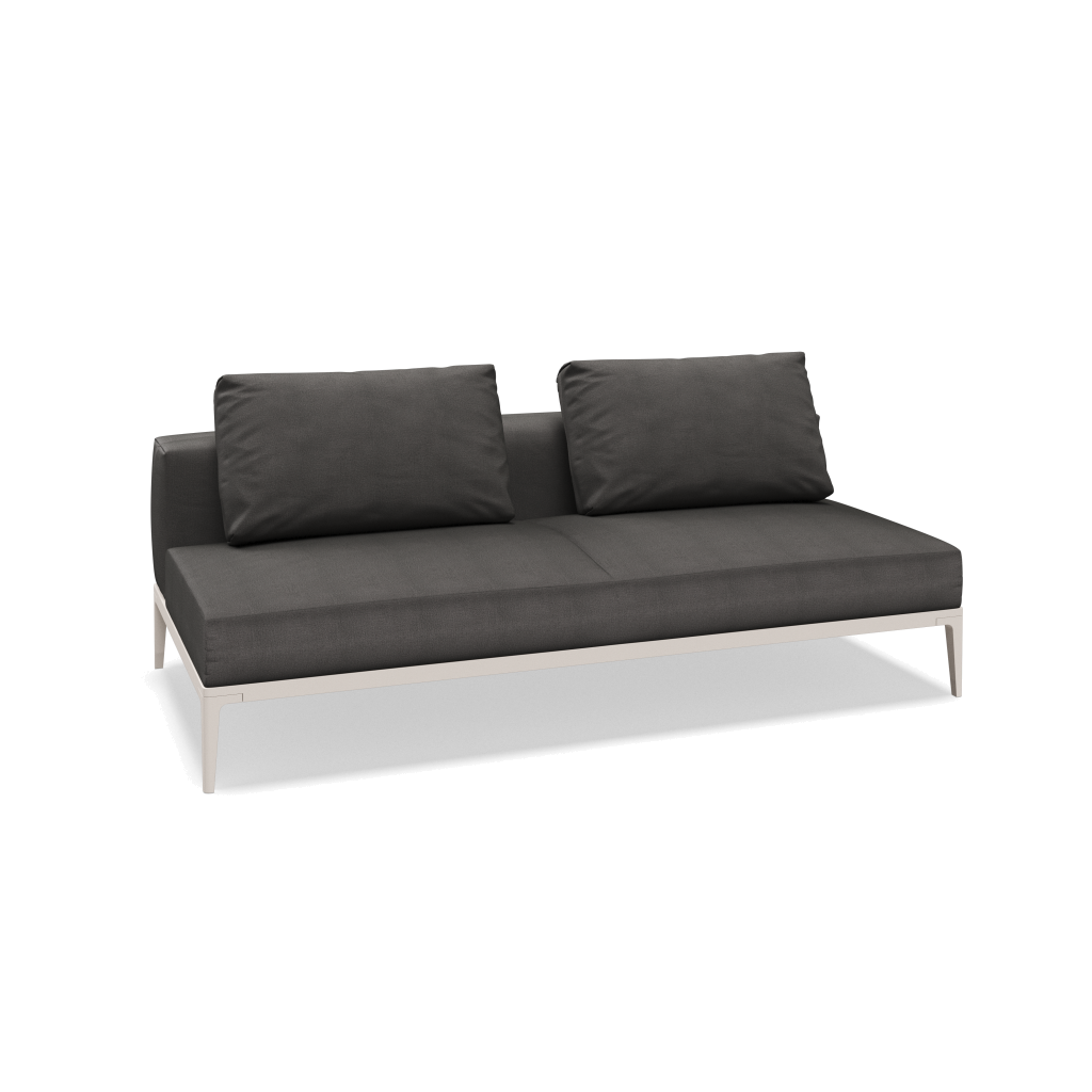 Grid midden element - Bone met Blend Coal