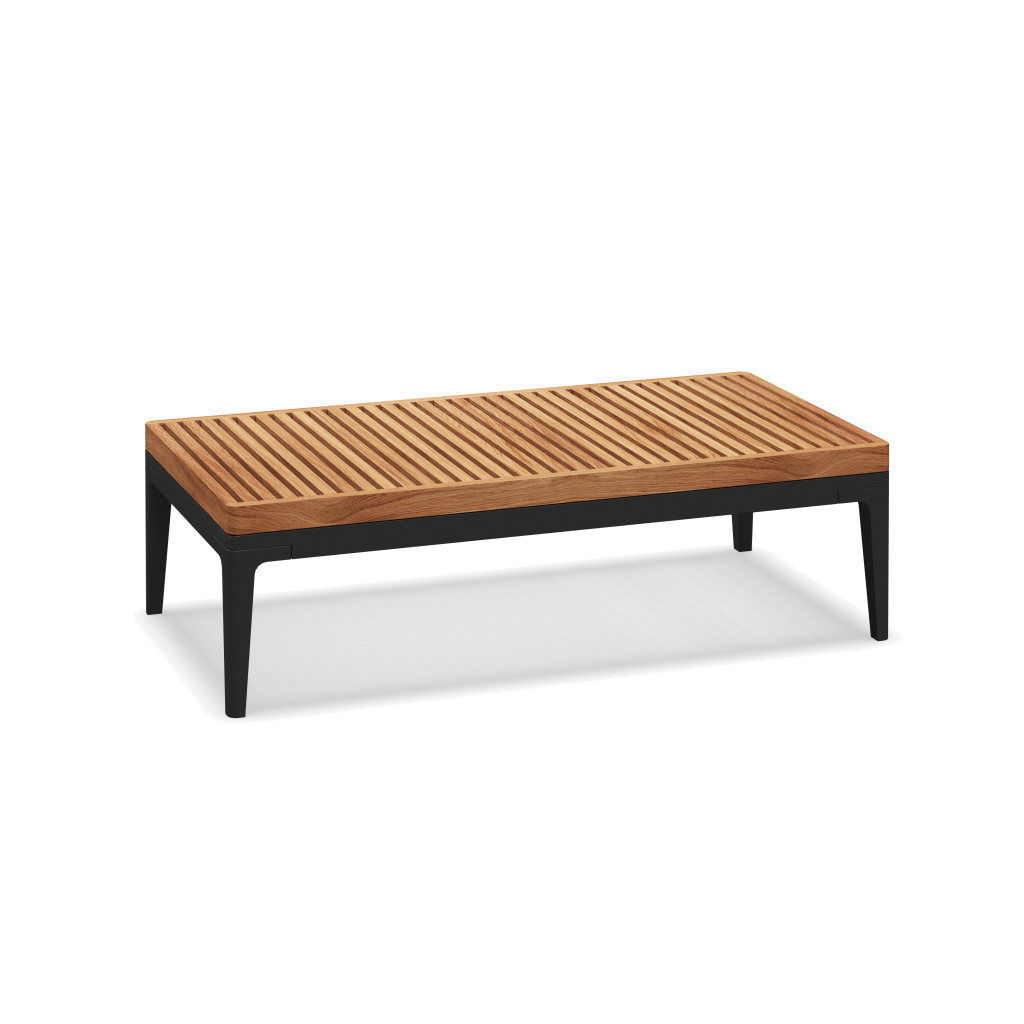 Grid kleine salontafel teak - Meteor Natural Teak