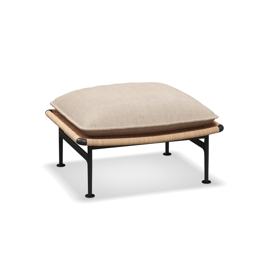 Zenith ottoman — Meteor Wheat met Ground Sand