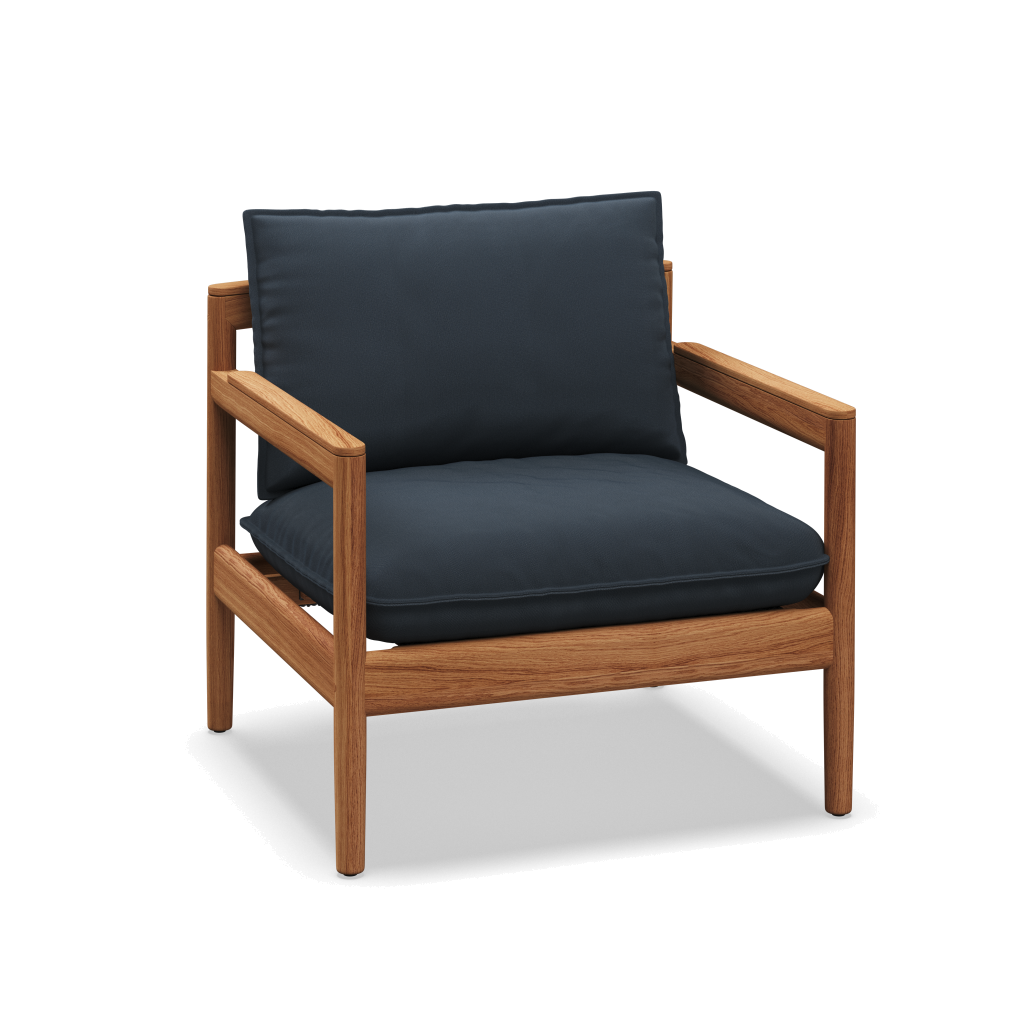 Saranac Lounge Chair — Tuck Denim