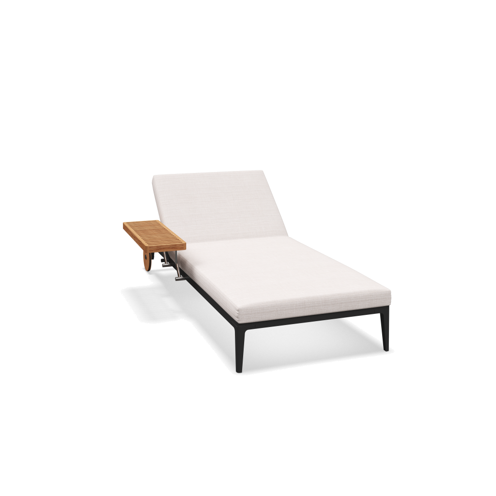 Grid ligbed - Meteor Natural Teak met Willa Parchment