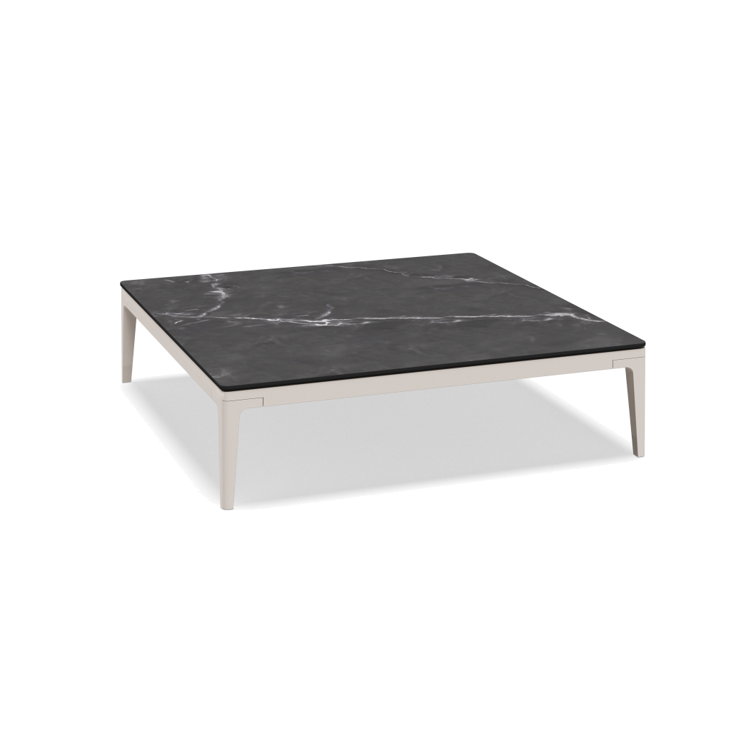 Grid grote salontafel keramisch - Bone Nero