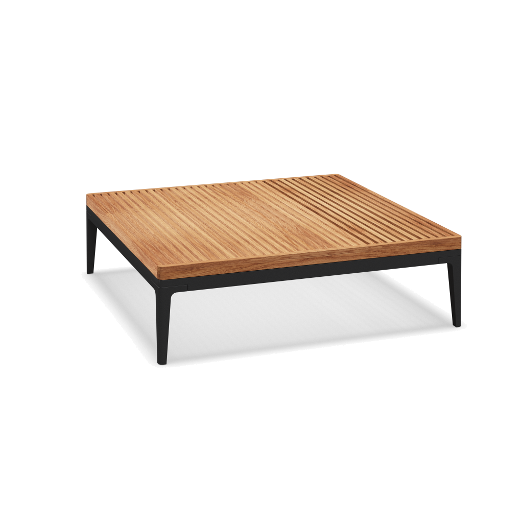Grid grote salontafel teak - Meteor Natural Teak