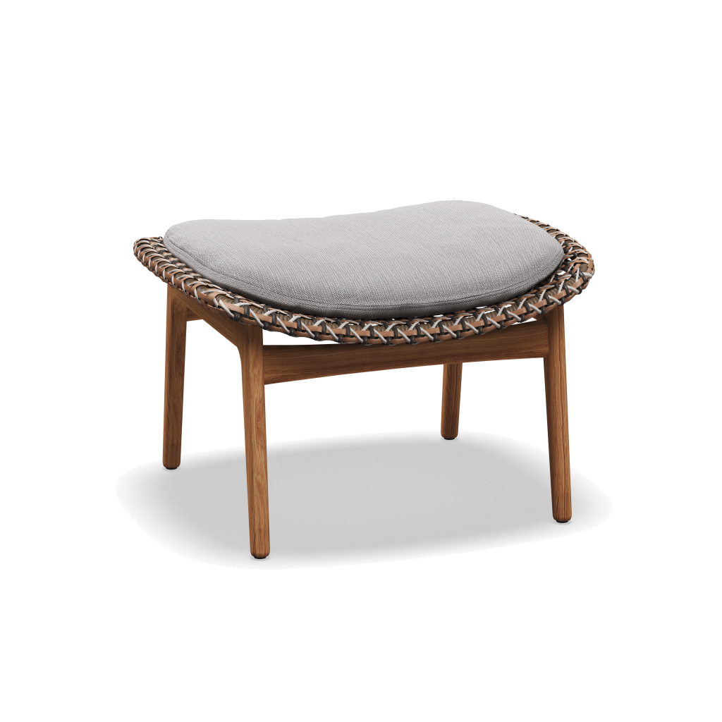 Kay Ottoman — Brindle Wicker met Castillo Dove
