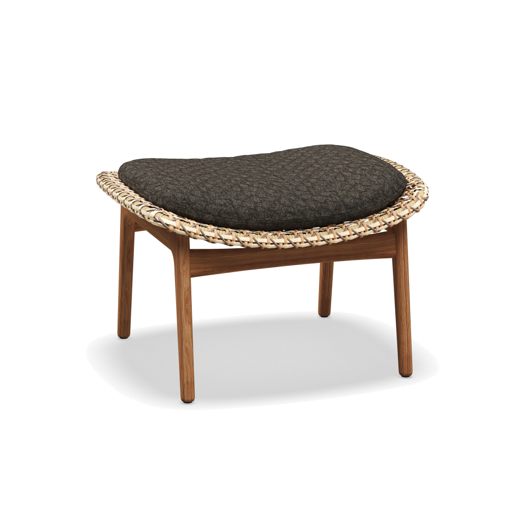 Kay Ottoman — Harvest Wicker met Wave Quarry