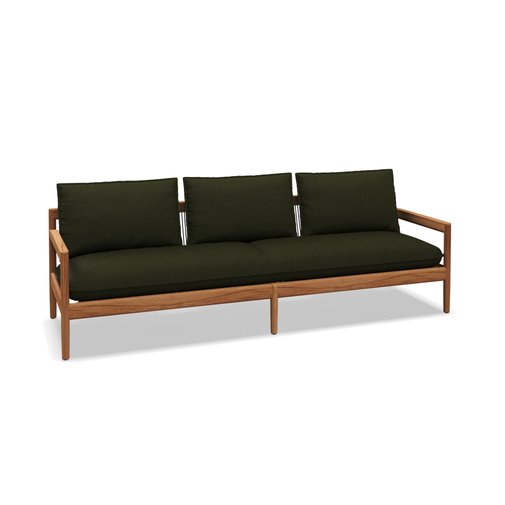 Saranac 3-Seater Sofa — Fife Olive