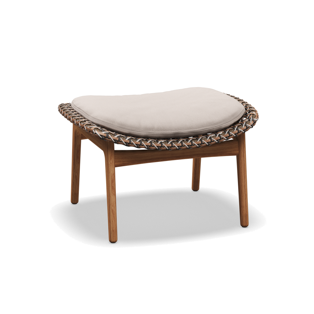 Kay Ottoman — Brindle Wicker met Fife Bone