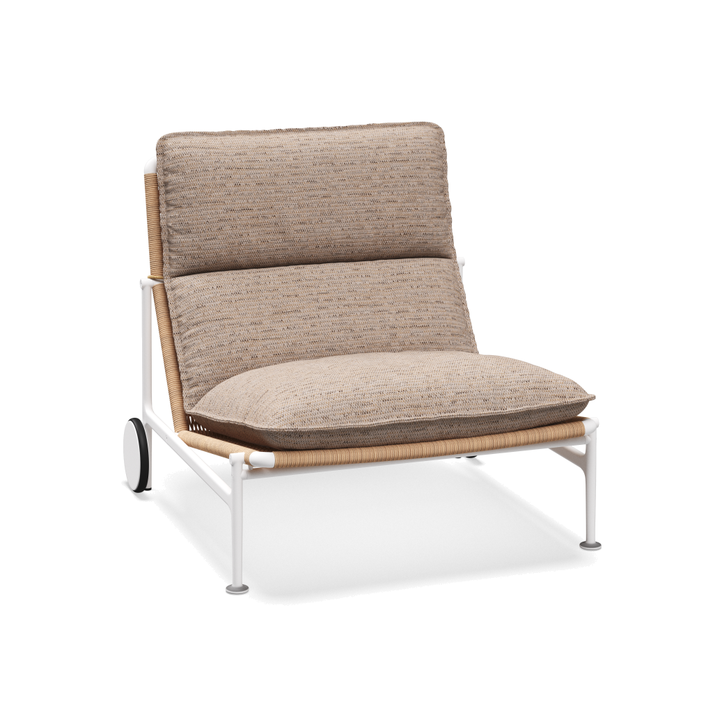 Zenith loungestoel — White Wheat met Zenith Wren