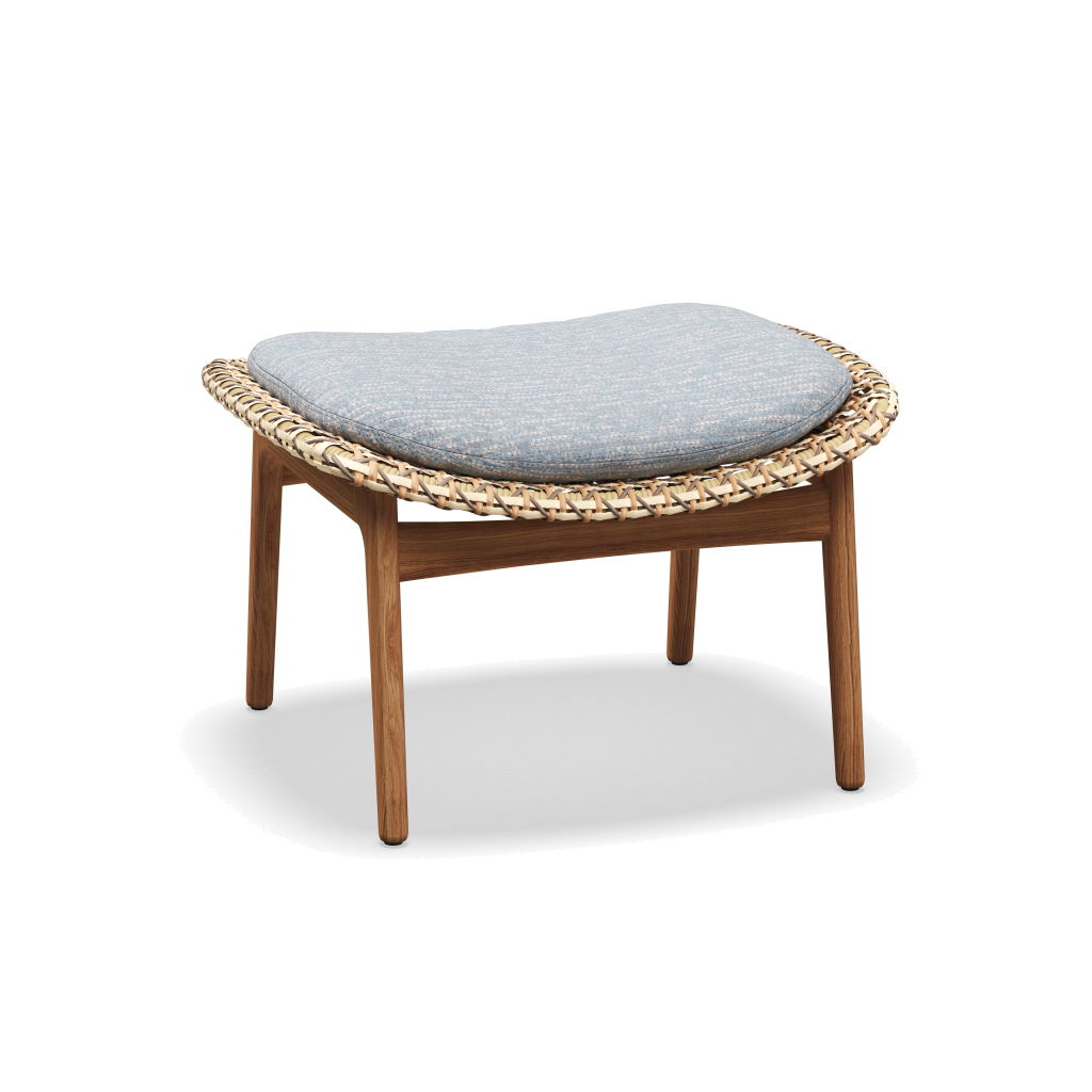 Kay Ottoman — Harvest Wicker met Zenith Sky