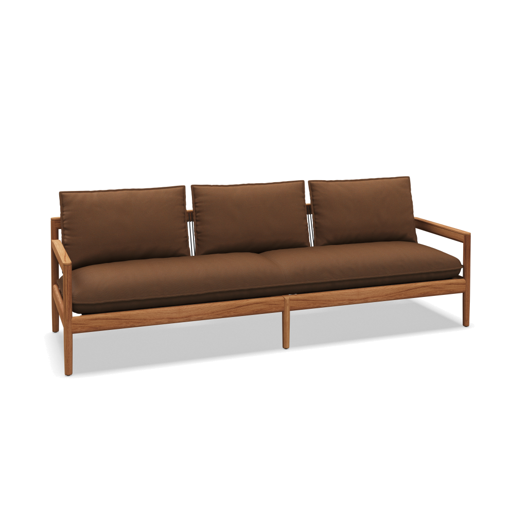 Saranac 3-Seater Sofa — Ravel Ginger