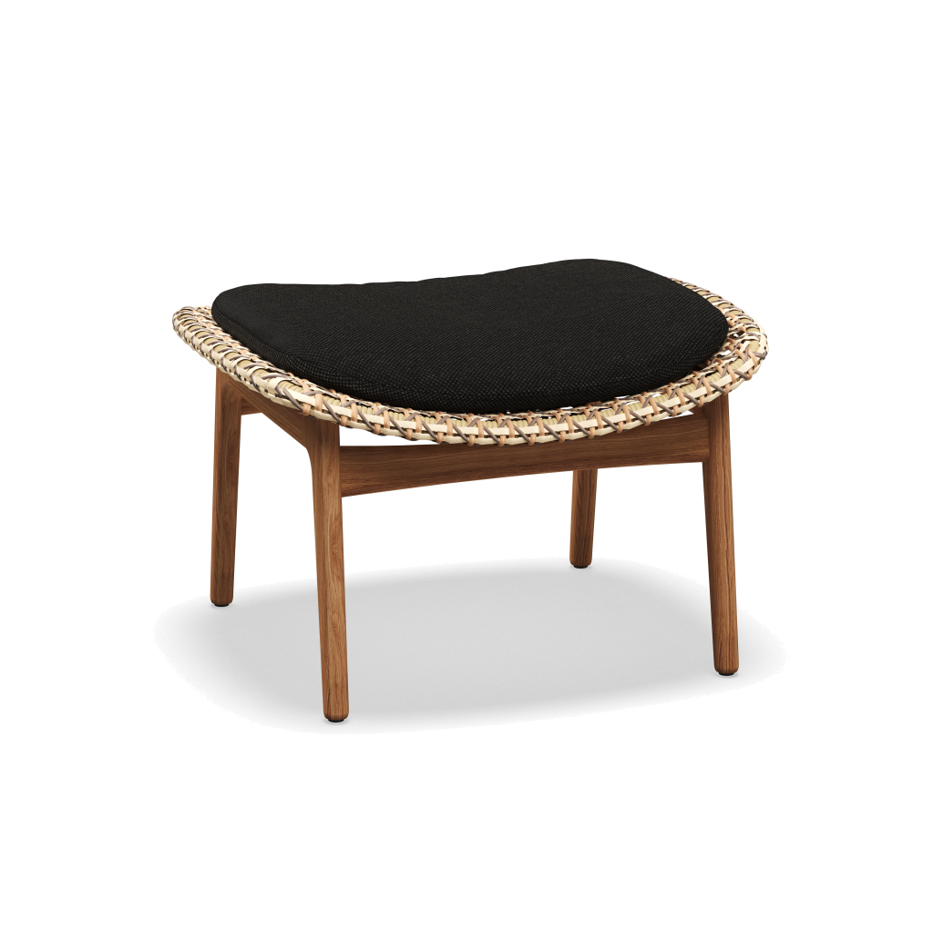 Kay Ottoman — Harvest Wicker met Ravel Sable