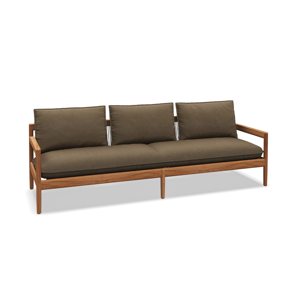 Saranac 3-Seater Sofa — Blend Latte