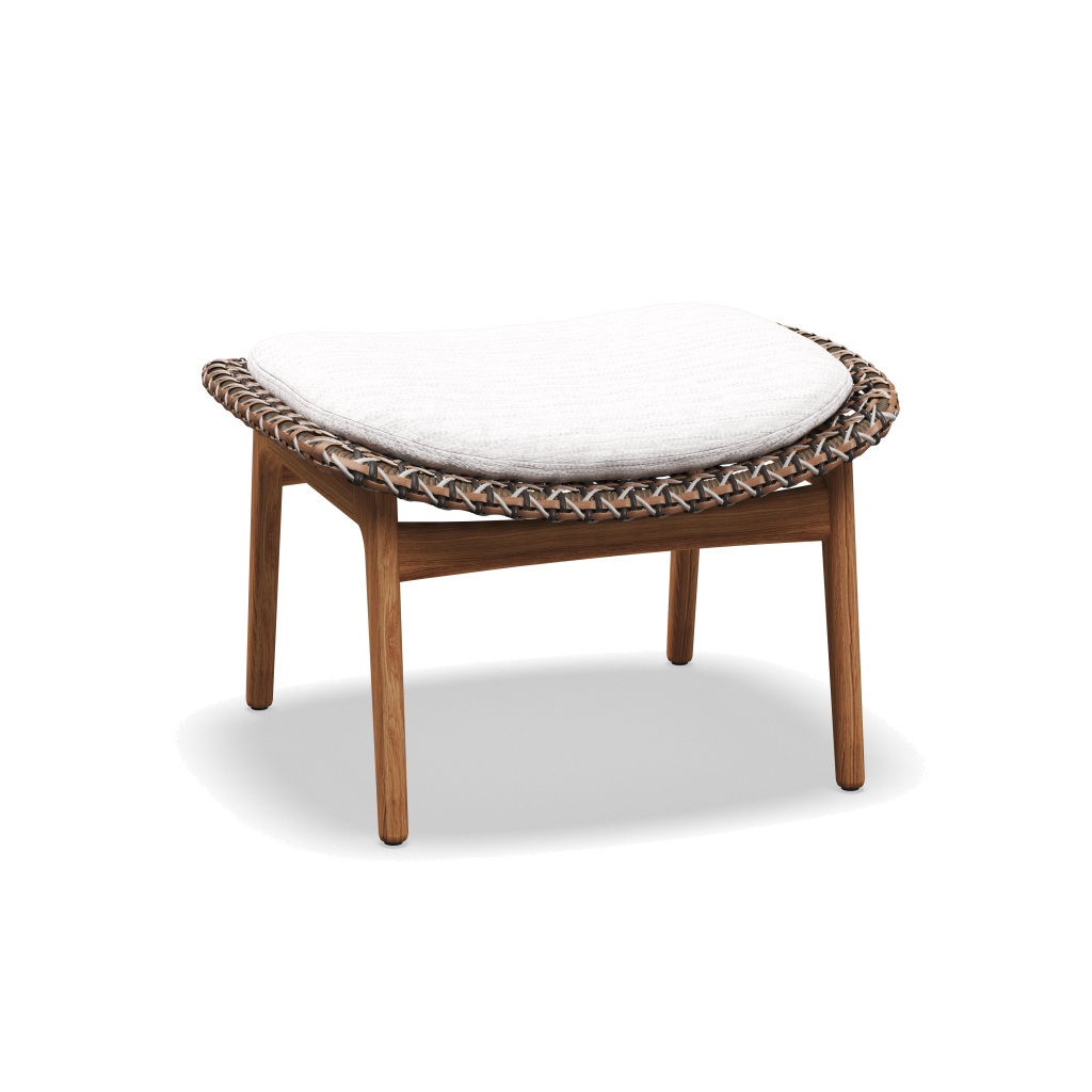 Kay Ottoman — Brindle Wicker met Zenith Snow