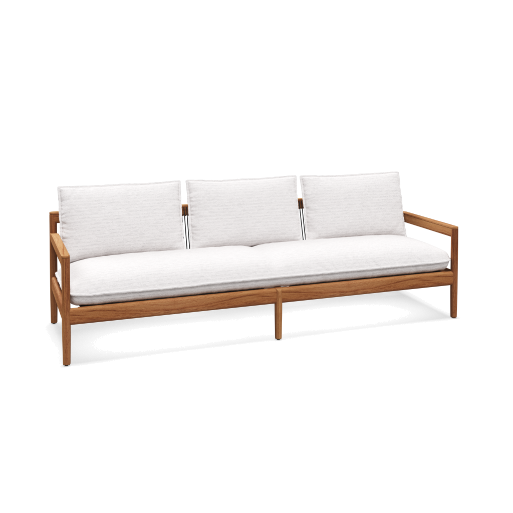 Saranac 3-Seater Sofa — Zenith Snow