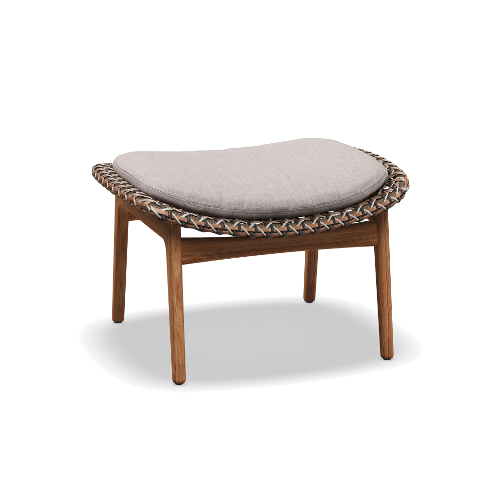 Kay Ottoman — Brindle Wicker met Willa Chinchilla