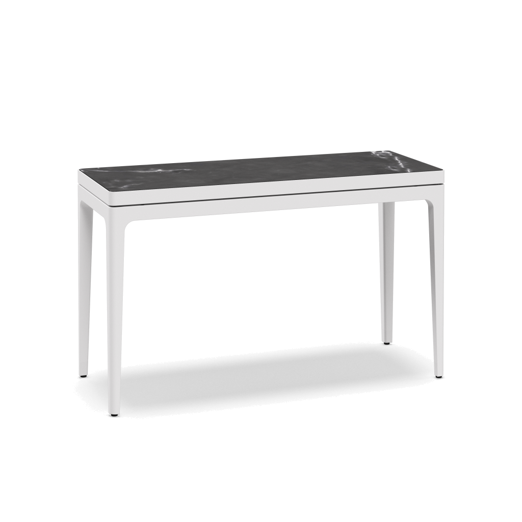 Grid kleine consoletafel keramisch - White Nero