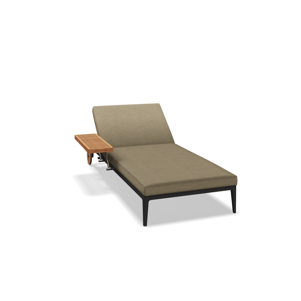 Grid ligbed - Meteor Natural Teak met Heritage Ashe