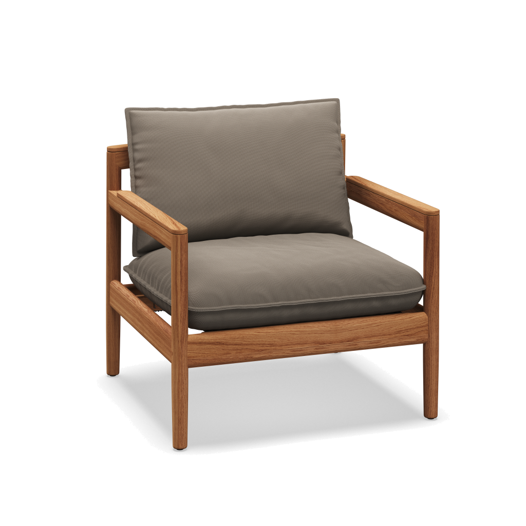 Saranac Lounge Chair — Fife Rainy Grey