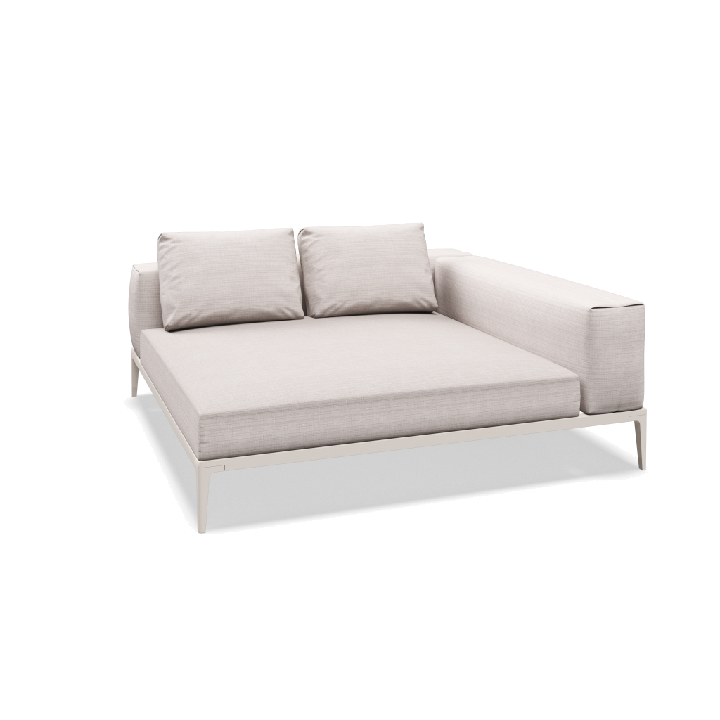 Grid chill-element - Bone met Willa Parchment