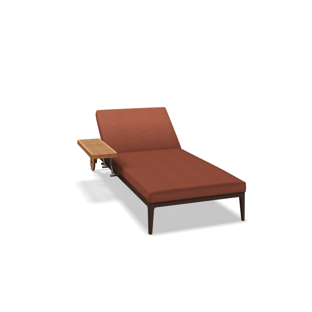 Grid ligbed - Java Natural Teak met Blend Clay