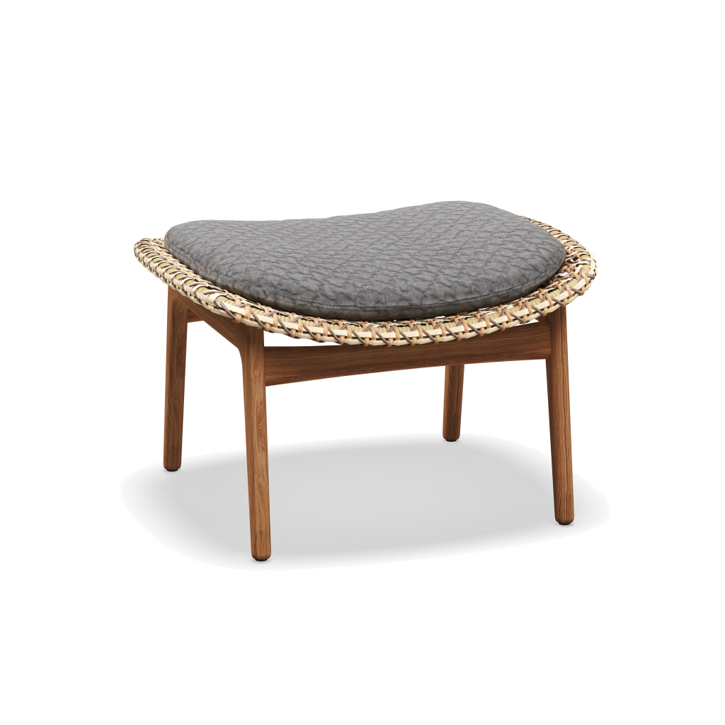 Kay Ottoman — Harvest Wicker met Wave Gravel