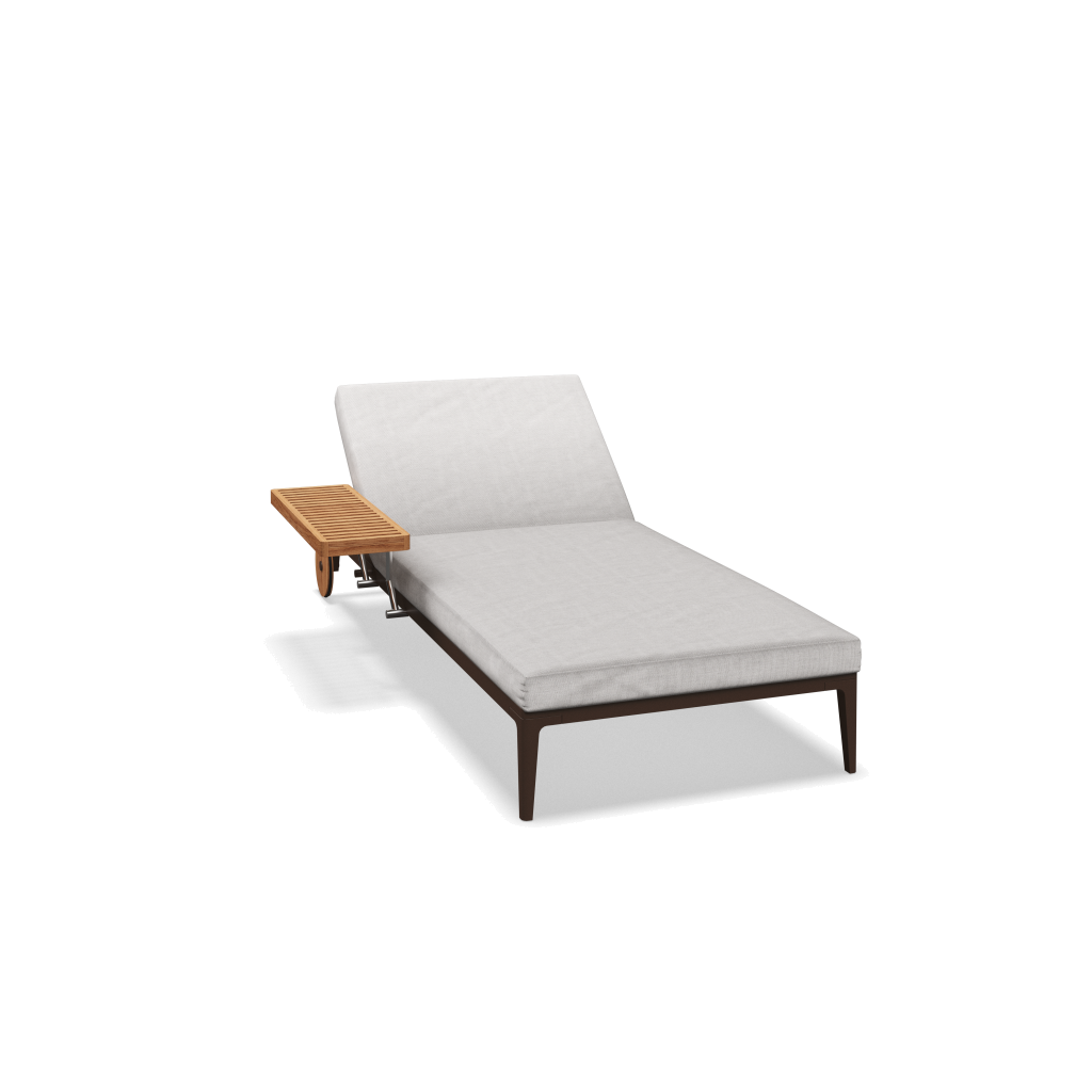 Grid ligbed - Java Natural Teak met Sailing Seagull
